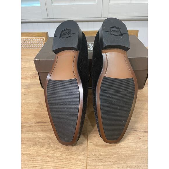 Florsheim Men's Postino Plain Toe Velvet Slip On Black Size 11 NIB - Picture 10 of 13